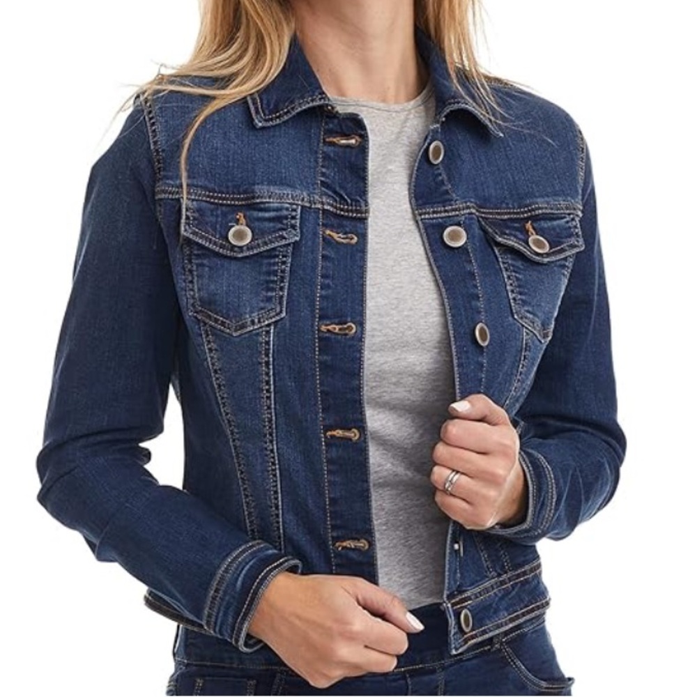 Suko Jeans Women's Stretch Denim Jacket (M)
